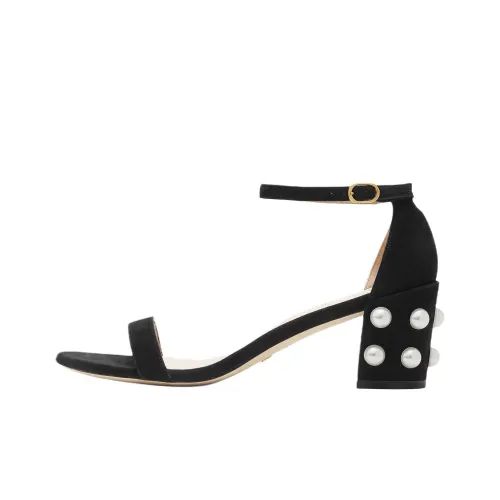 Stuart Weitzman SW Simple One Sandals Strap 6,5cm Women's Black