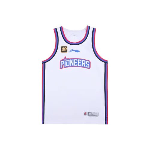 Лайнер CBA Collection Баскетбольная Джерси League Версия 24 25 Сезон Tianjin Команда Мужской Стандартный Белый