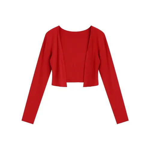 SNZX Красный Женские Трикотаж