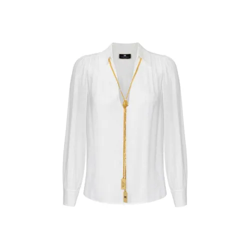 Elisabetta Franchi SS24 Рубашка Женская Белая