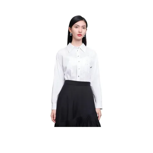 JZ. ANNAKRO Рубашка Женская Чисто Белая