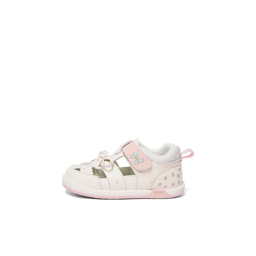 Snoffy Daily Leisure Series Slip-resistant и дышащая низкая обувь для малышей цвет экрю для младенцев и малышей