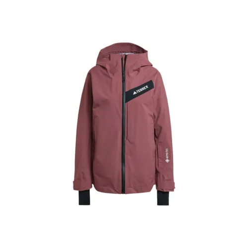 Adidas Куртки и Пальто Женские Бордовый Красный