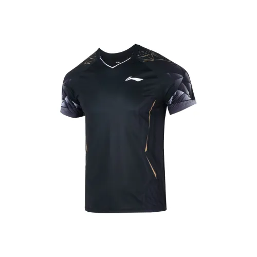 LINING Бадминтон Джерси Унисекс Черный