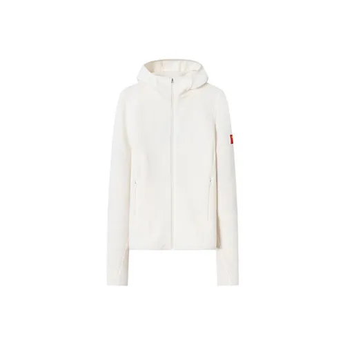 ANTA Все Погода Куртки Пальто Женские Гардения Белый