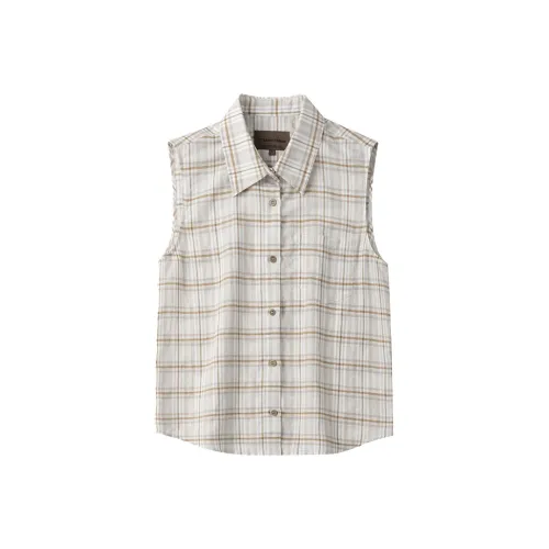 CYCLE DOCUMENT Рубашка Женская Хаки Клетка