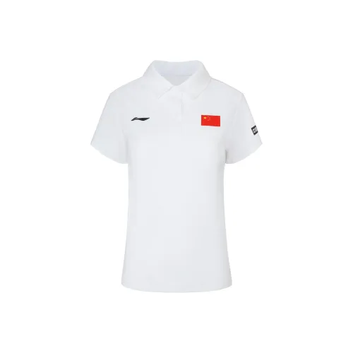 LINING Стандартный белый Женское Поло