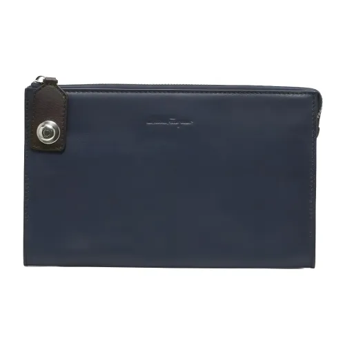 FERRAGAMO Кожа Клатч Мужской Синий
