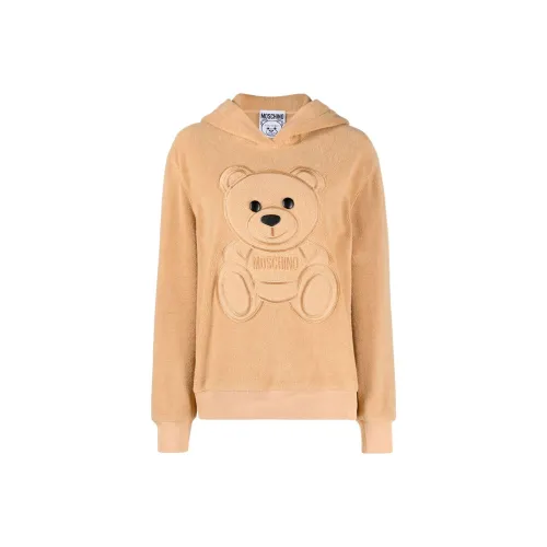 MOSCHINO Светло-бежевые Женские Свитшоты