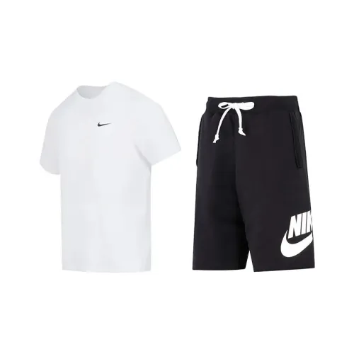 NIKE Белый/Черный Унисекс Повседневная спортивная одежда