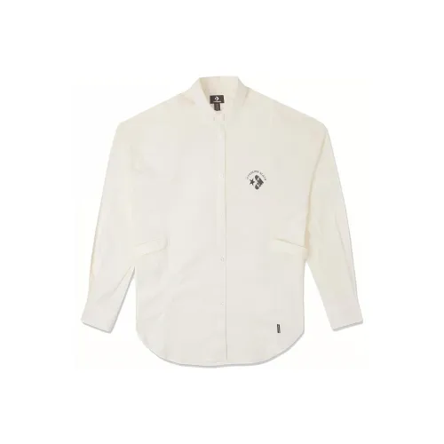 Конверс Shirt Egret Рубашка Женская Айвори Белая