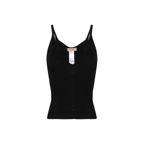 TWINSET Milano SS24 Топ на бретелях Женский Черный