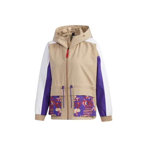 Adidas Куртка Женская Хаки Коричневый