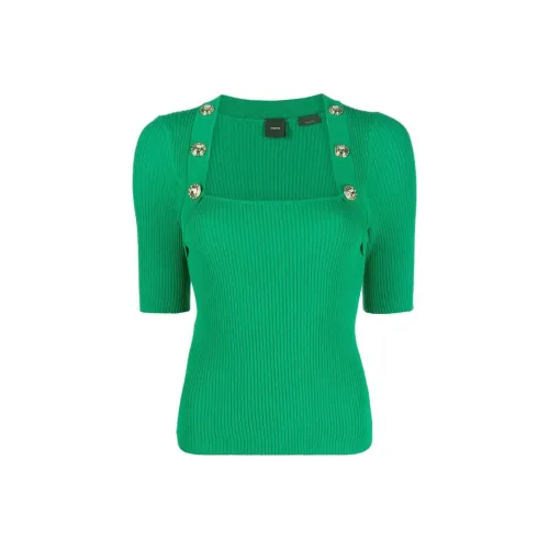 PINKO SS23 Трикотаж Женский Трава Зеленый