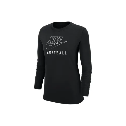 nike Swoosh FW24 T Shirt Женская Черная