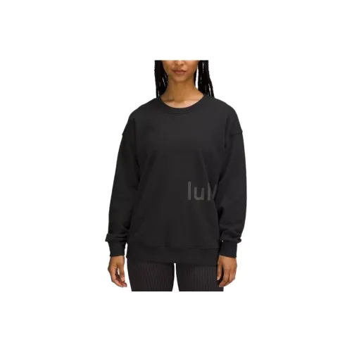Lululemon Perfectly Oversized Черный Женские Свитшоты