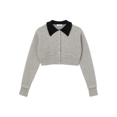 SANDRO Серый Женские Трикотаж