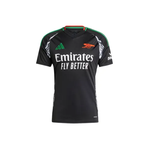 Adidas ArsenalAEROREADY 24 25 Гостевой Labrum Лондон Футбол Джерси Мужской Черный