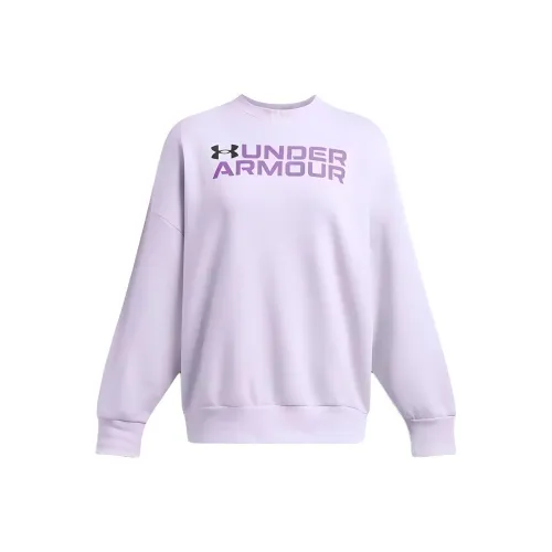 Under Armour Rival Толстовка Женская Светло-фиолетовая