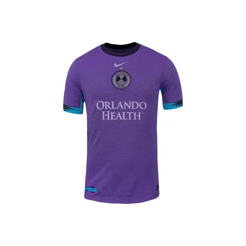 Nike Dri FitNWSL Orlando Pride 2025 Stadium Гостевой Футбол Джерси Мужской Dynamic Виноградный Field Фиолетовый