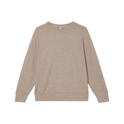 UNIQLO T-рубашка женская темно-бежевый