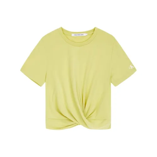 CK Calvin Klein T-Shirt Женская Желтая