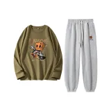 Скорость Скейтборд Чайный Коричневый + Коробка Монстр K Серый