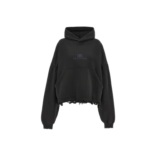 Balenciaga Свитшот Loose Fit Женский Черный