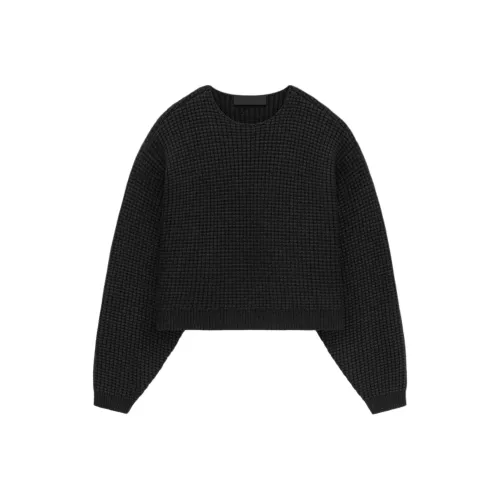 Fear of God Essentials Метеоритный черный/Черный Женские Трикотаж