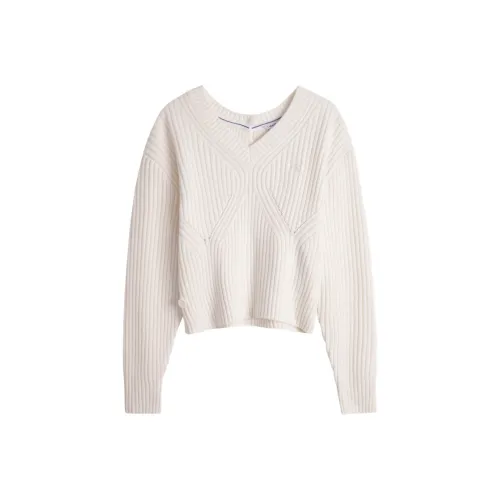 Calvin Klein Трикотаж Женский Молочный Белый