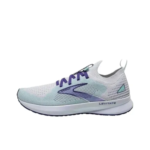 Brooks Levitate StealthFit 5 Low Топ Беговые кроссовки Женские Серый