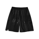 [Zip Pocket] Черный (M45 Ink Gray Logo на передней части правой стороны нижней части штанов)