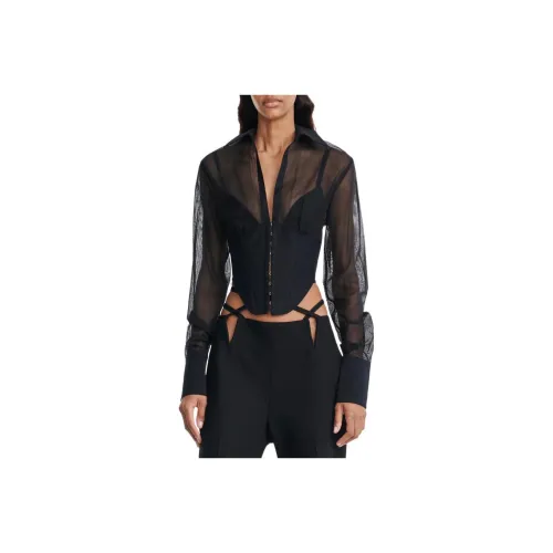 DION LEE Черные Женские Рубашки