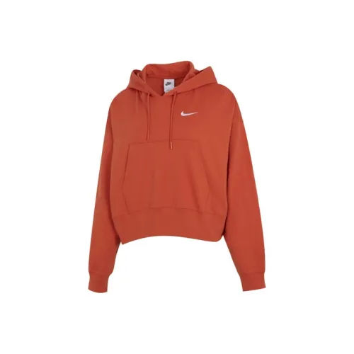 NIKE Красный Женские Свитшоты