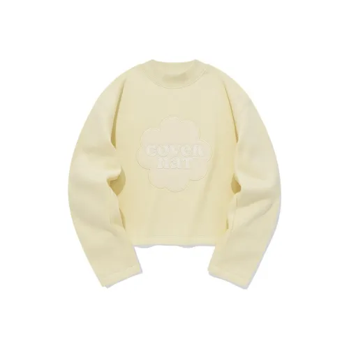 COVERNAT Свитшот Осенний Женский Желтый