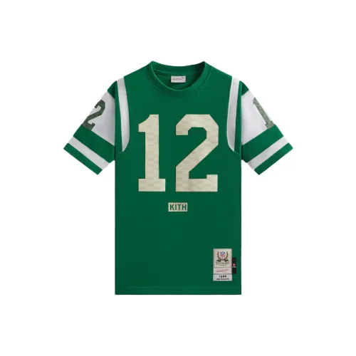 KITH x NFL JOE Namath Регби Джерси Мужской Зеленый