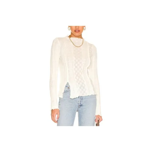 FREE PEOPLE Белые Женские Рубашки