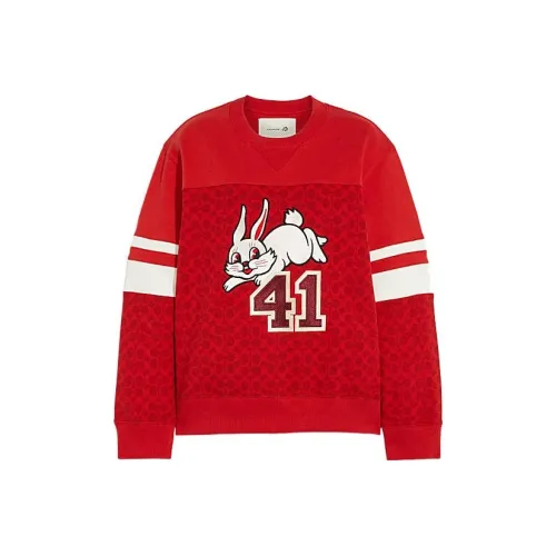 COACH X White Rabbit FW22 Толстовка Женская Красная