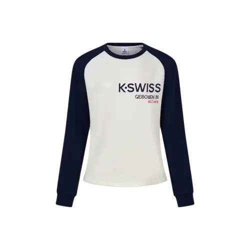 KSWISS Толстовка Женская Белый эвриалы