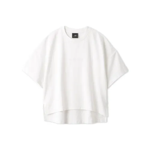 New Balance совместный бренд URAVI T Рубашка Женская Морская соль Белый