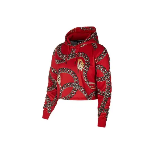 NIKE Красный Женские Свитшоты