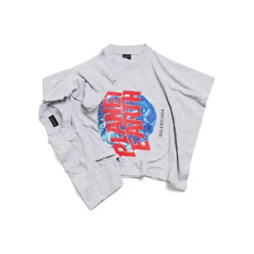 Balenciaga T-Shirt Женская Серого цвета