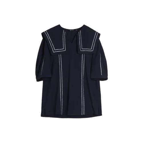 Elle Темно-синие Женские Рубашки