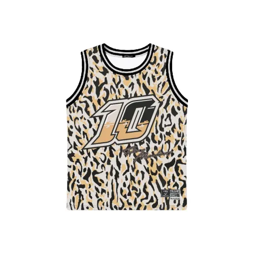 FireMonkey Баскетбольная Джерси Унисекс Леопард Коричневый