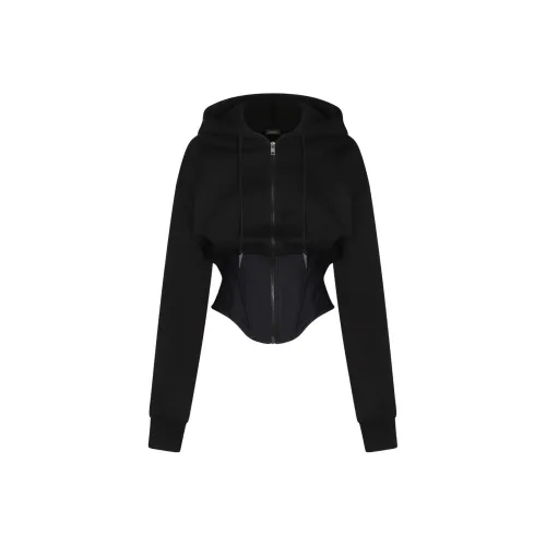 Mugler Свитшот Женский Черный