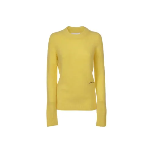 GANNI FW22 Slim Fit Свитер Женский Желтый