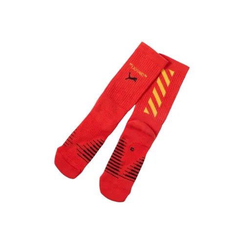 PUMA Футбольные носки Мужские 1 упаковка Красный Желтый