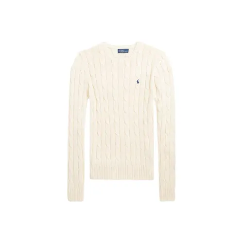 Polo Ralph Lauren Экрю Женская Трикотажная Одежда