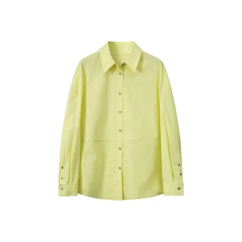 MOSIIMORII Рубашка Женская Ярко-Желтая