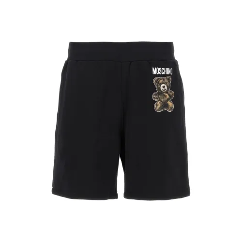 MOSCHINO Черные Мужские Повседневные Шорты